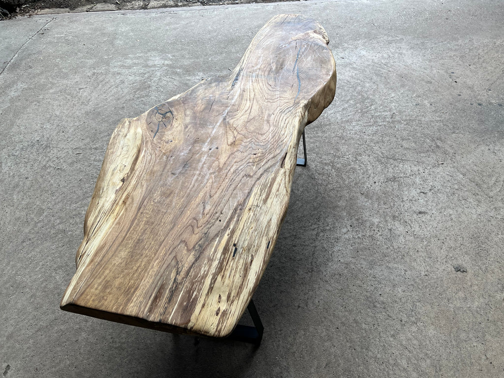 Oak live edge coffee table