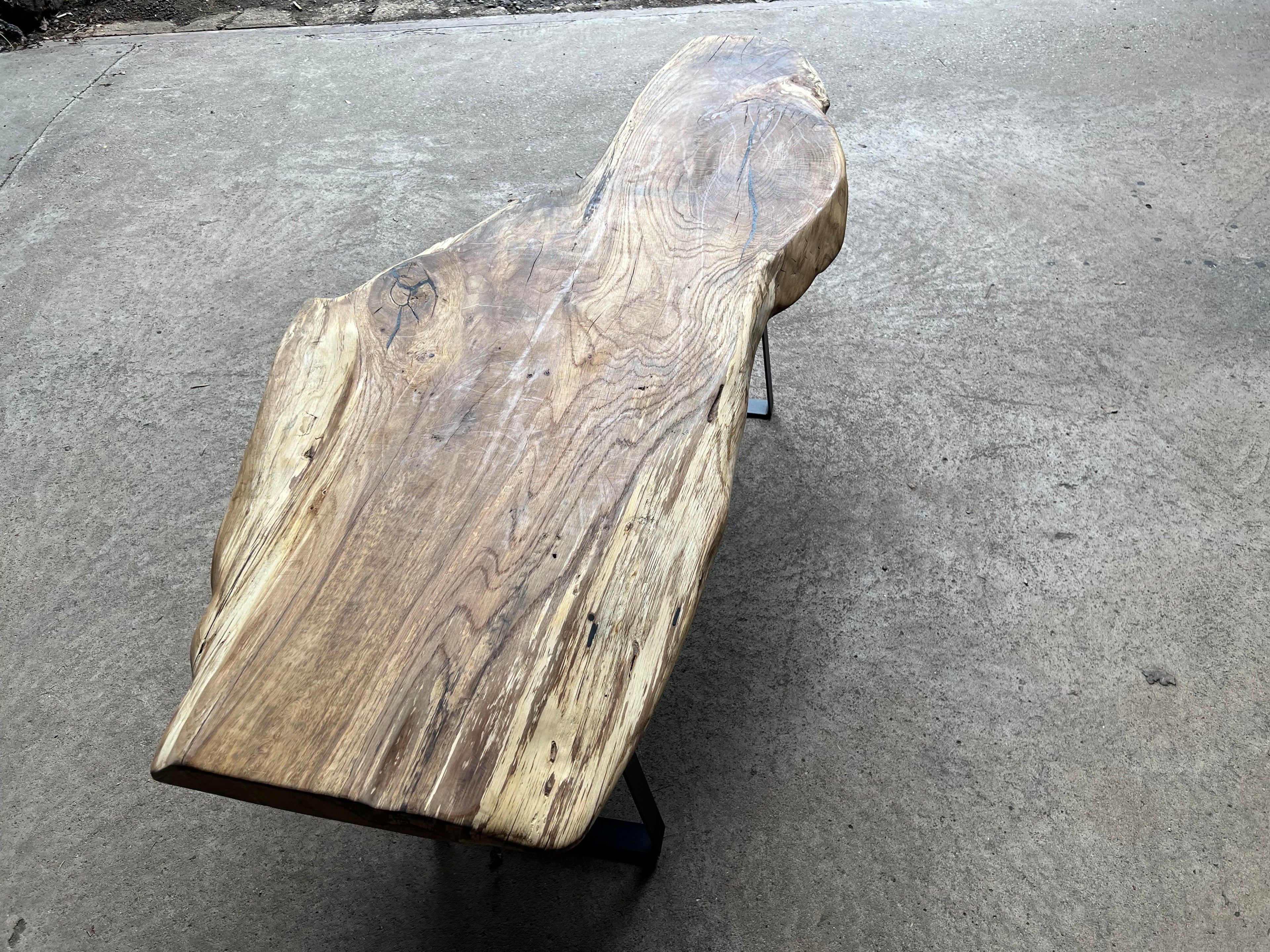 Oak live edge coffee table