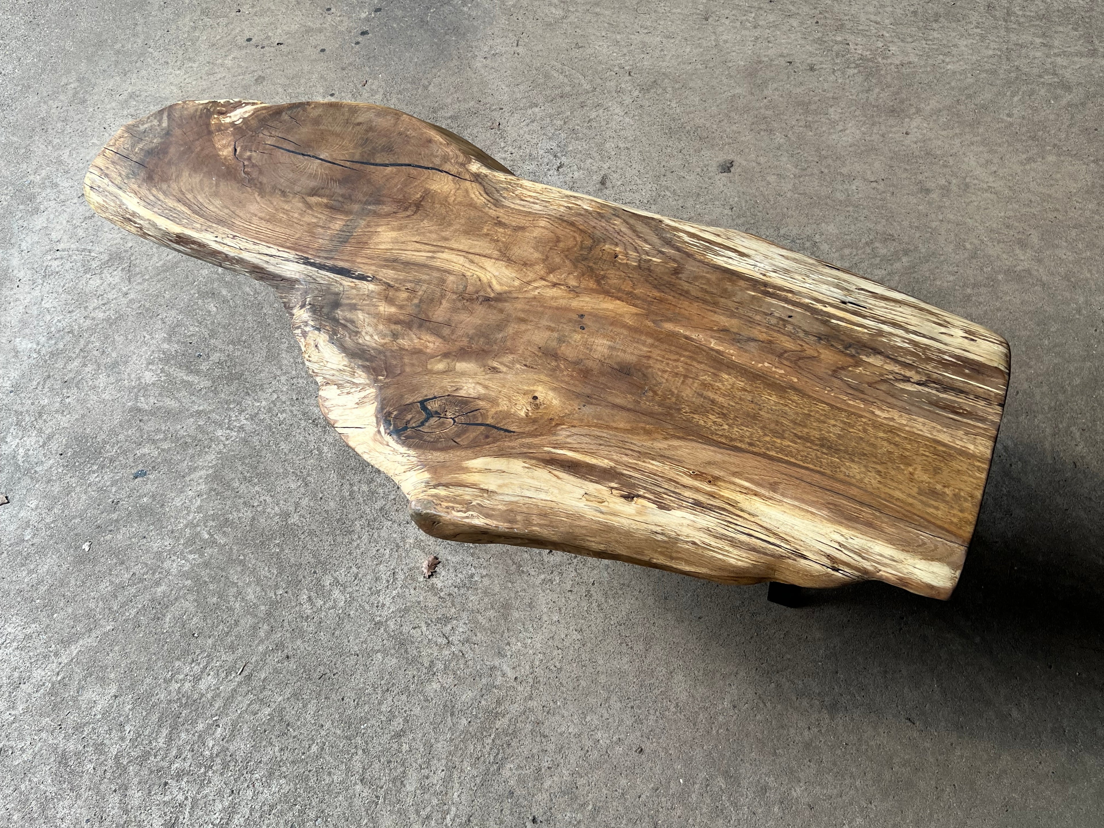 Oak live edge coffee table