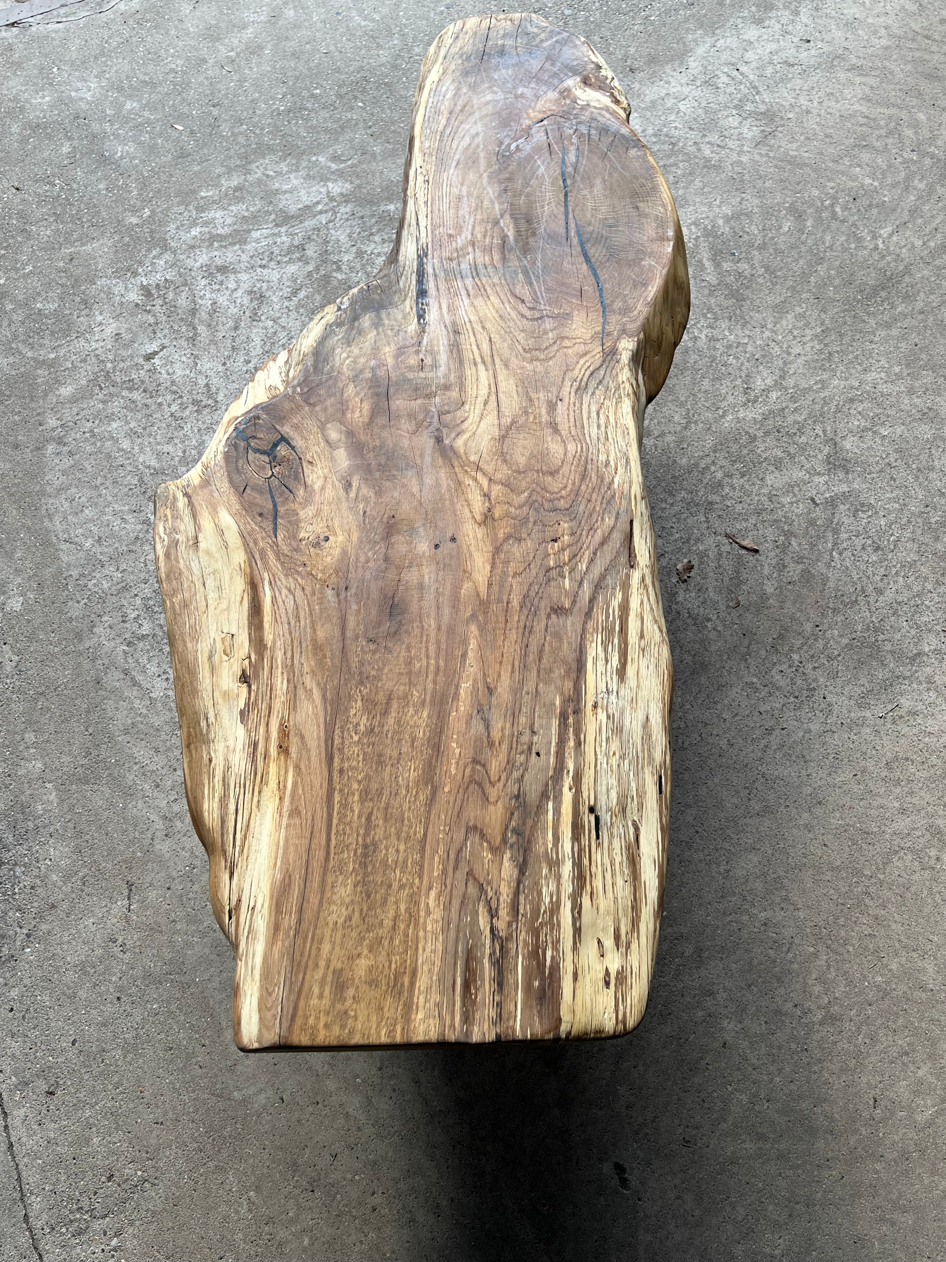 Oak live edge coffee table
