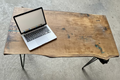 Oak live edge desk